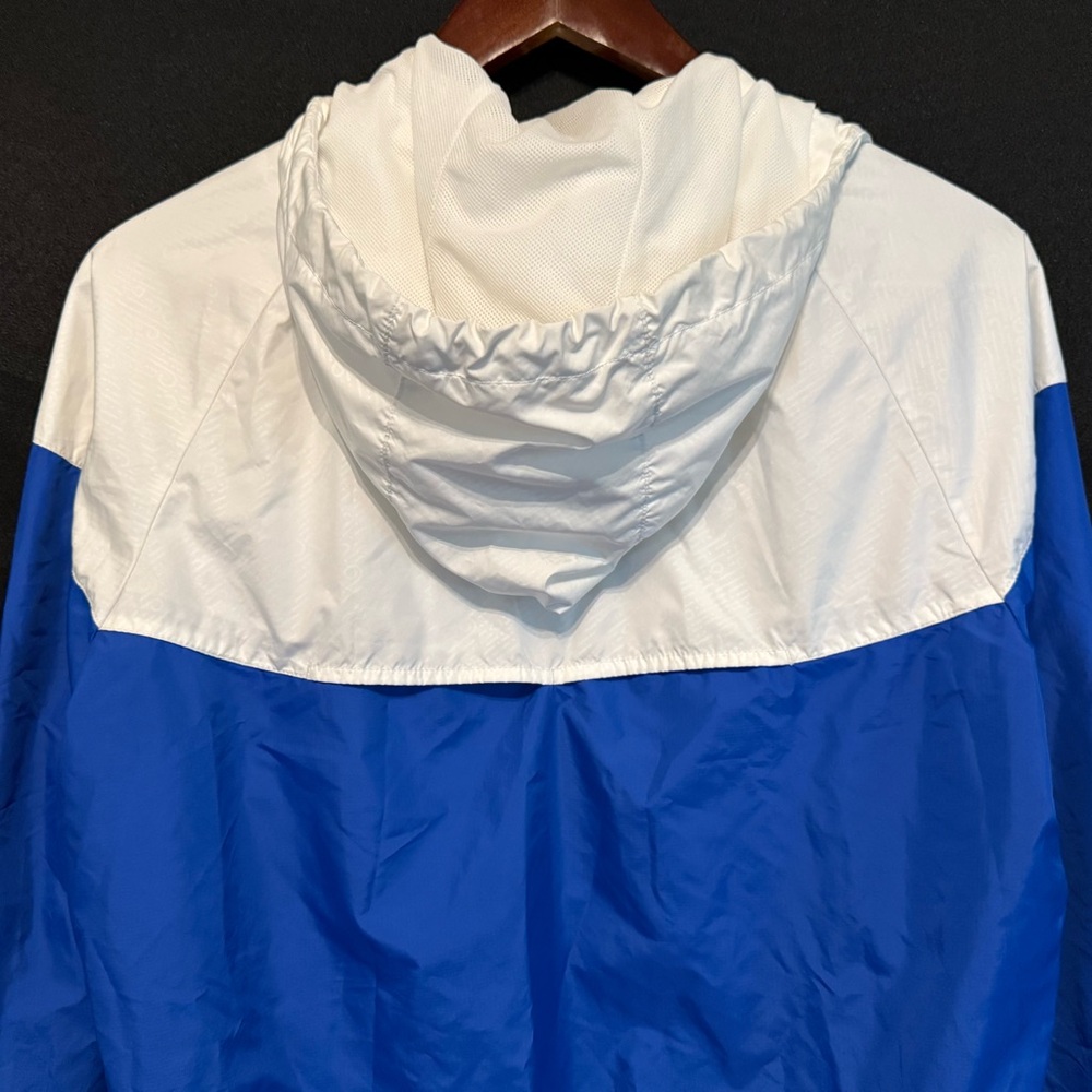 nike golf club windbreaker the open blue white hooded with pockets size small - Picture 12 of 15